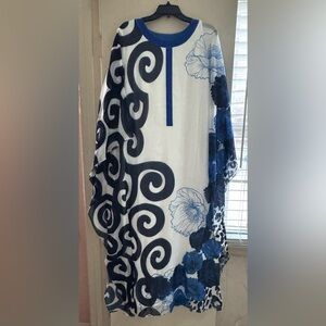 dELiA*s Black and Blue Maxi Dress